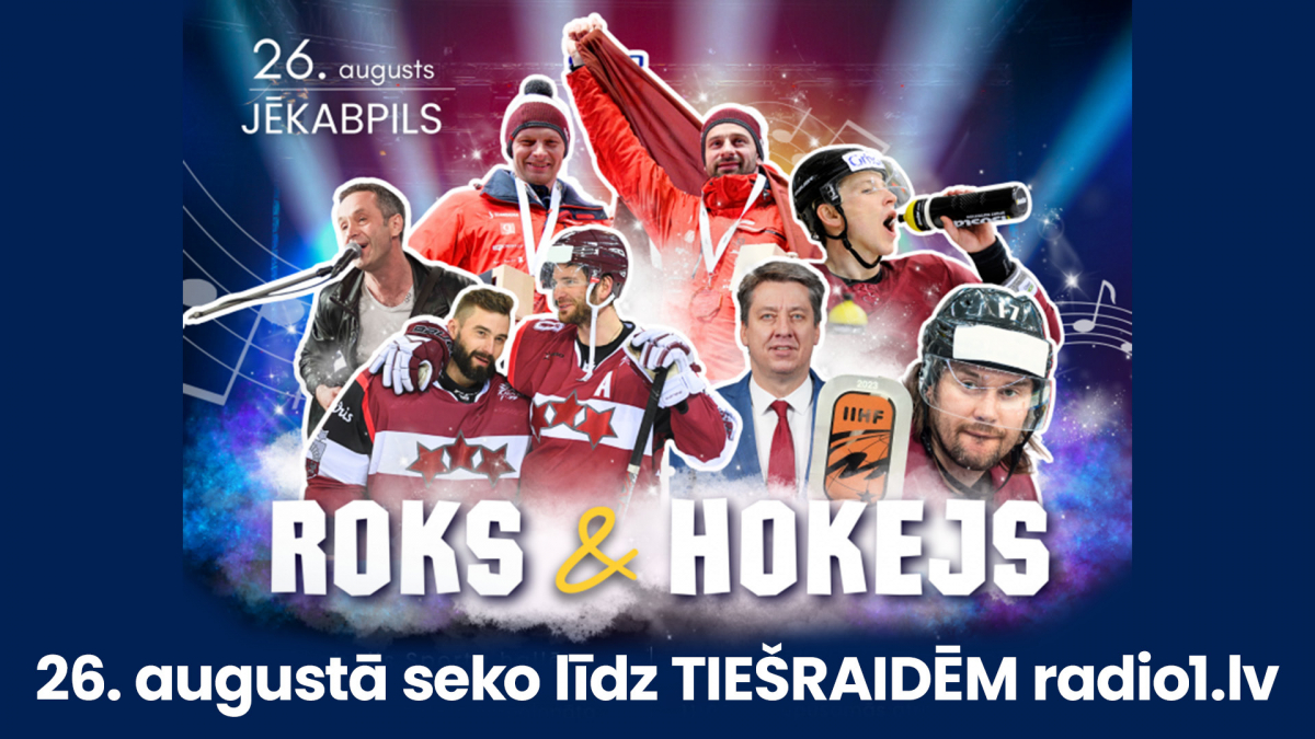 Skaties festivāla “Roks & hokejs” pasākumu tiešraides Jēkabpils Radio1 kanālos!