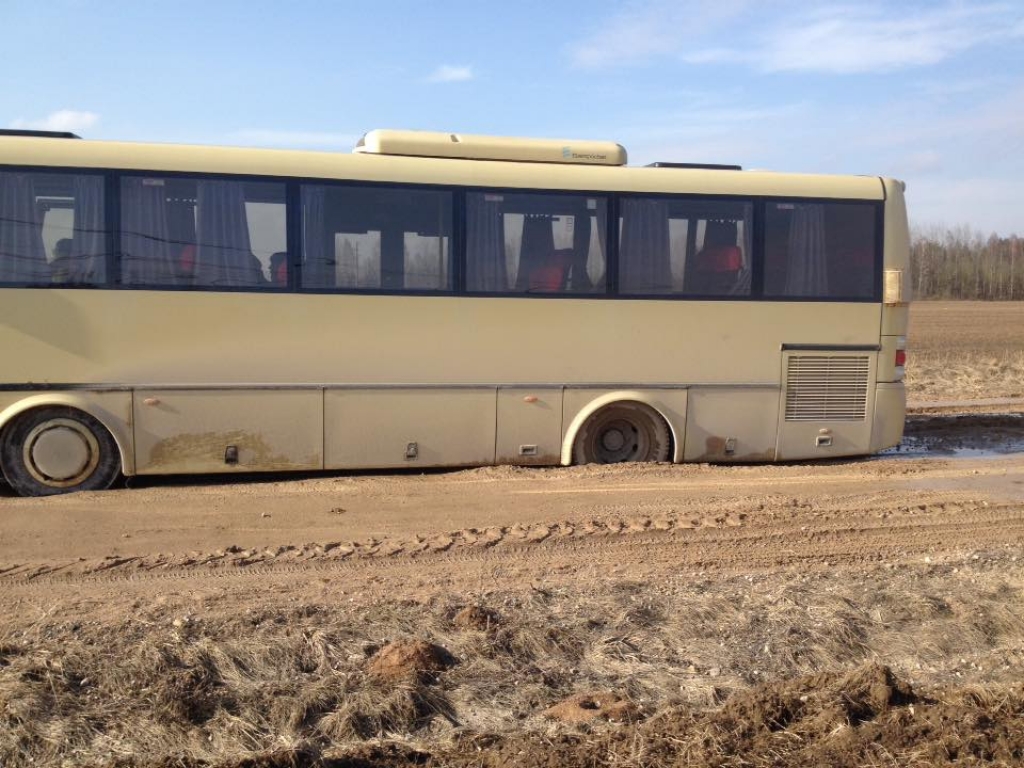Sliktā ceļu stāvokļa dēļ Jēkabpils autobusu parka autobusi nespēj izpildīt atsevišķus reisus