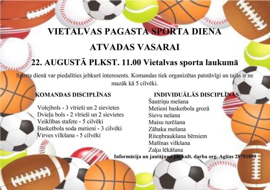 vietalvas pagasta sporta diena