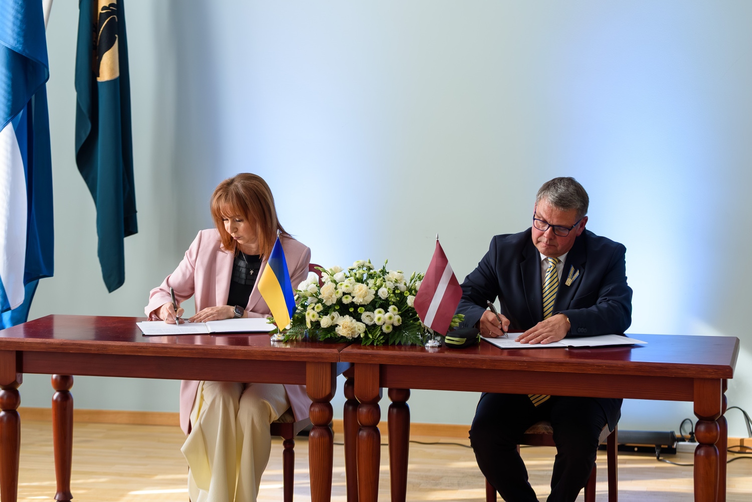 Preiļu novada pašvaldība noslēdz sadarbības līgumu ar Baltu Ukrainā (FOTO)