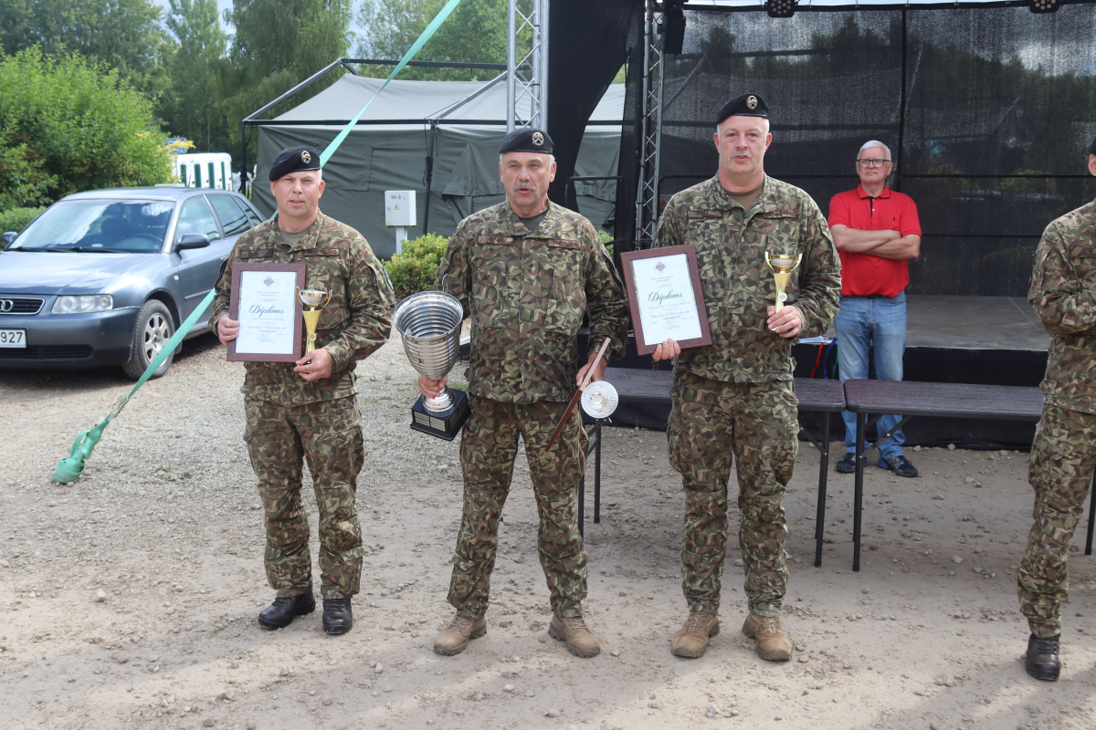 Jēkabpils Zemessardzes 56. kaujas nodrošinājuma bataljons 32.vasaras sporta spēlēs izcīna 1.vietu (FOTO)