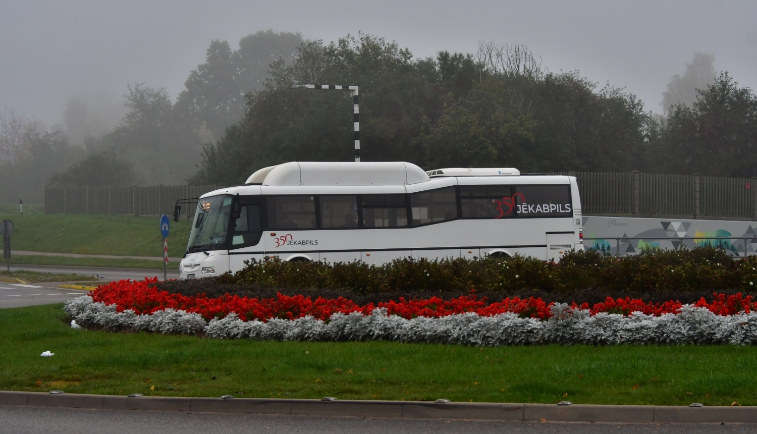 Jēkabpilī šodien, saistībā ar lāpu gājienu, sabiedriskais transports būs novirzīts pa citu maršrutu (SHĒMA)