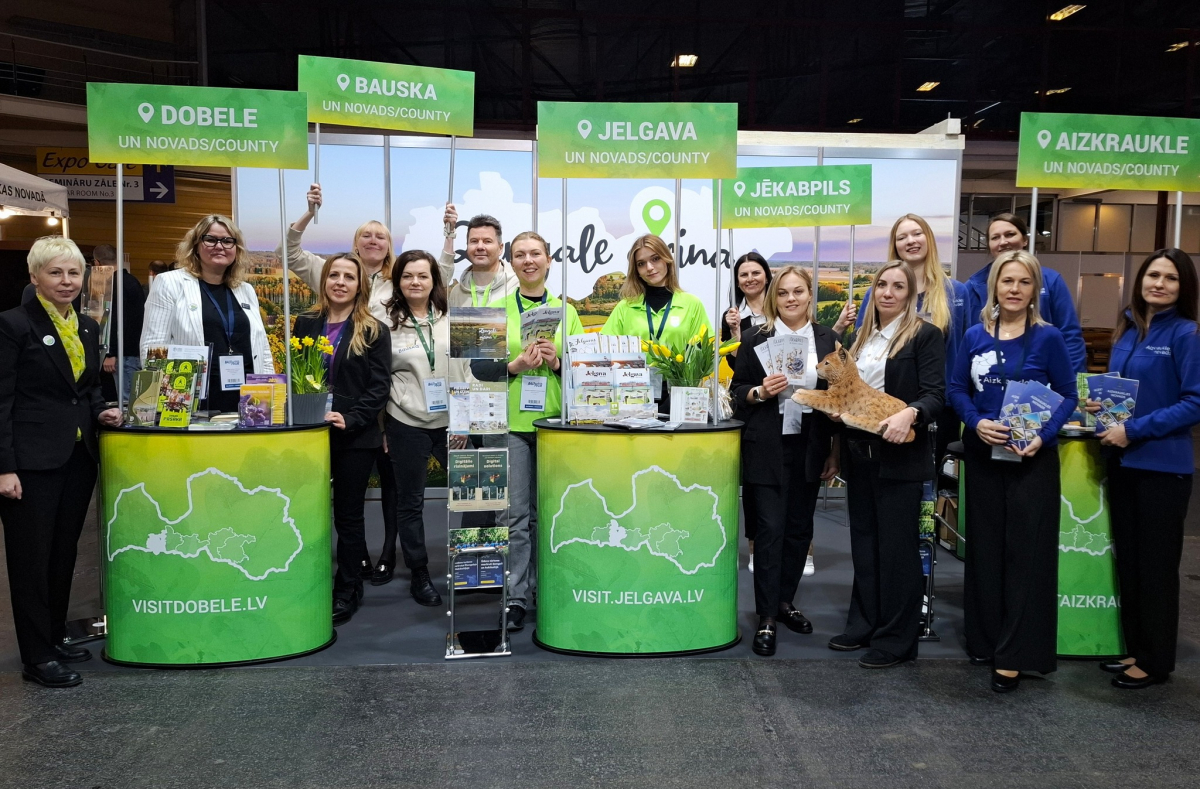 Jēkabpils novads piedalās tūrisma izstādē gadatirgū Balttour 2026 (FOTO)