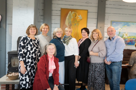 FOTOSTĀTS: Onkoloģisko pacientu atbalsta biedrība "Dzīvības koks" komanda atver centru pēc 13 gadu ilgas rekonstrukcijas