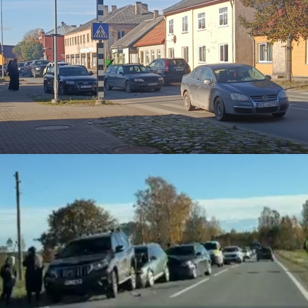 Brīvdienās Jēkabpilī satiksmes negadījumā cieš četri auto, Krustpils  pagastā - trīs (FOTO, VIDEO)