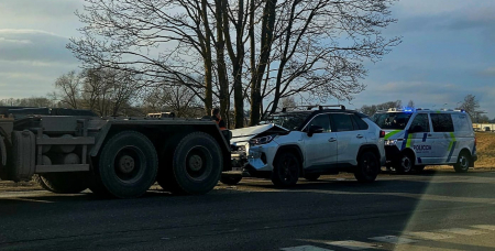 Jēkabpilī autovadītājs būdams 3,57 promiļu reibumā ietriecas stāvošā kravas auto