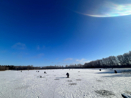 Gārsenē aizvadītas Jēkabpils novada zemledus makšķerēšanas sacensības (FOTO)