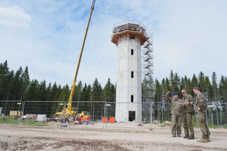 Rinkēvičs: Militārā poligona "Sēlija" attīstība noteiktajos termiņos ir cieši saistīta ar NATO sabiedroto klātbūtni Latvijā (FOTO)