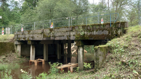 Valdība plāno piešķirt Jēkabpilij 173 689 eiro plūdos cietušā tilta pār Rudzaiti atjaunošanai (FOTO)