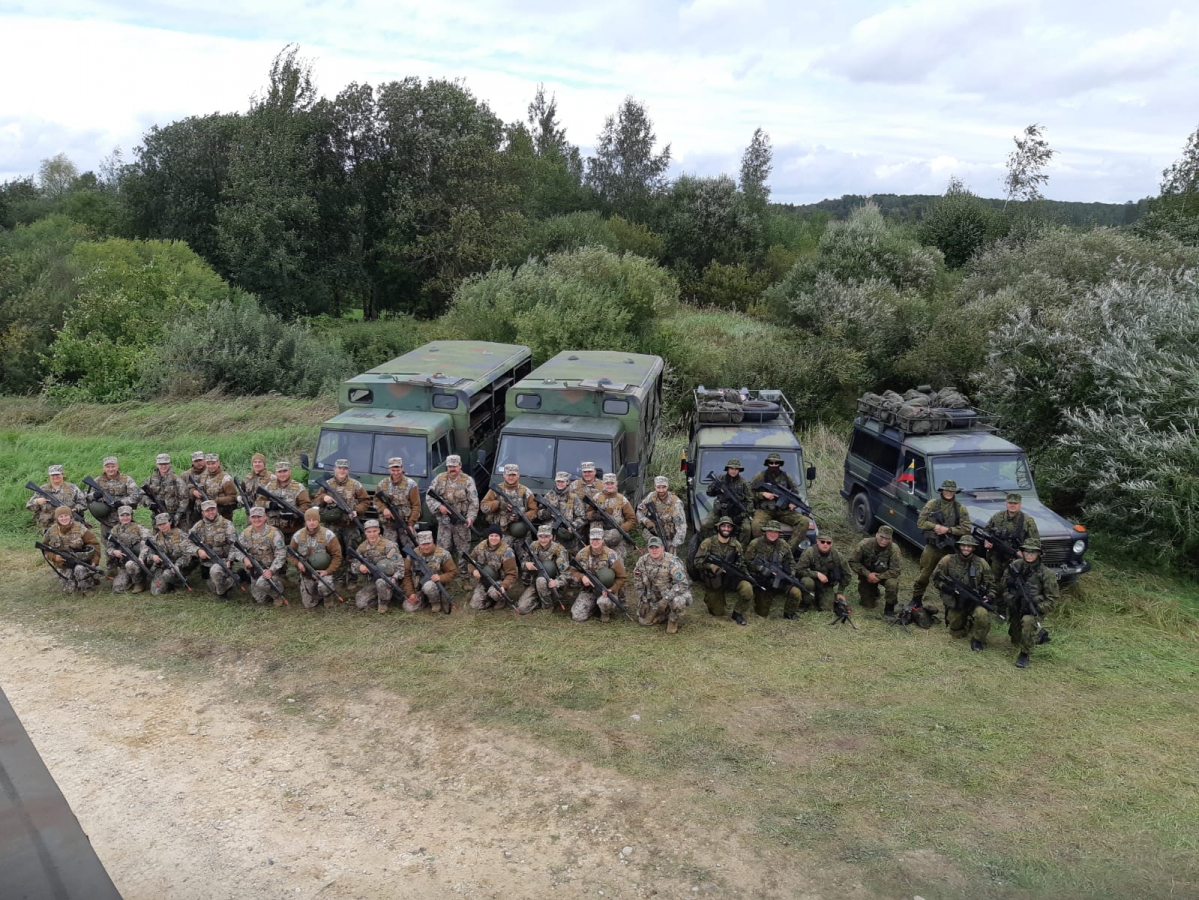 Zemessardzes 56. kaujas nodrošinājuma bataljons piedalījies militārajās mācībās “Zobens 2020"