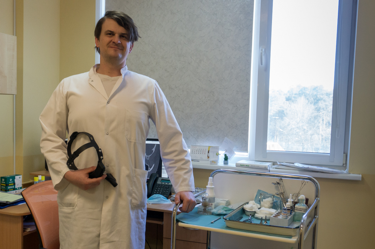SIA “Jēkabpils reģionālā slimnīca” februāra mēneša mediķis - otolaringologs Jurģis Urtāns