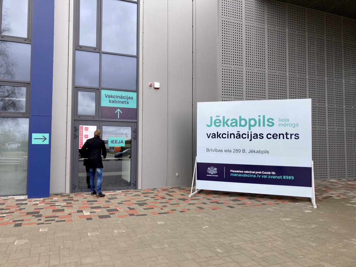 Jēkabpils vakcinācijas centrā būs senioru stunda