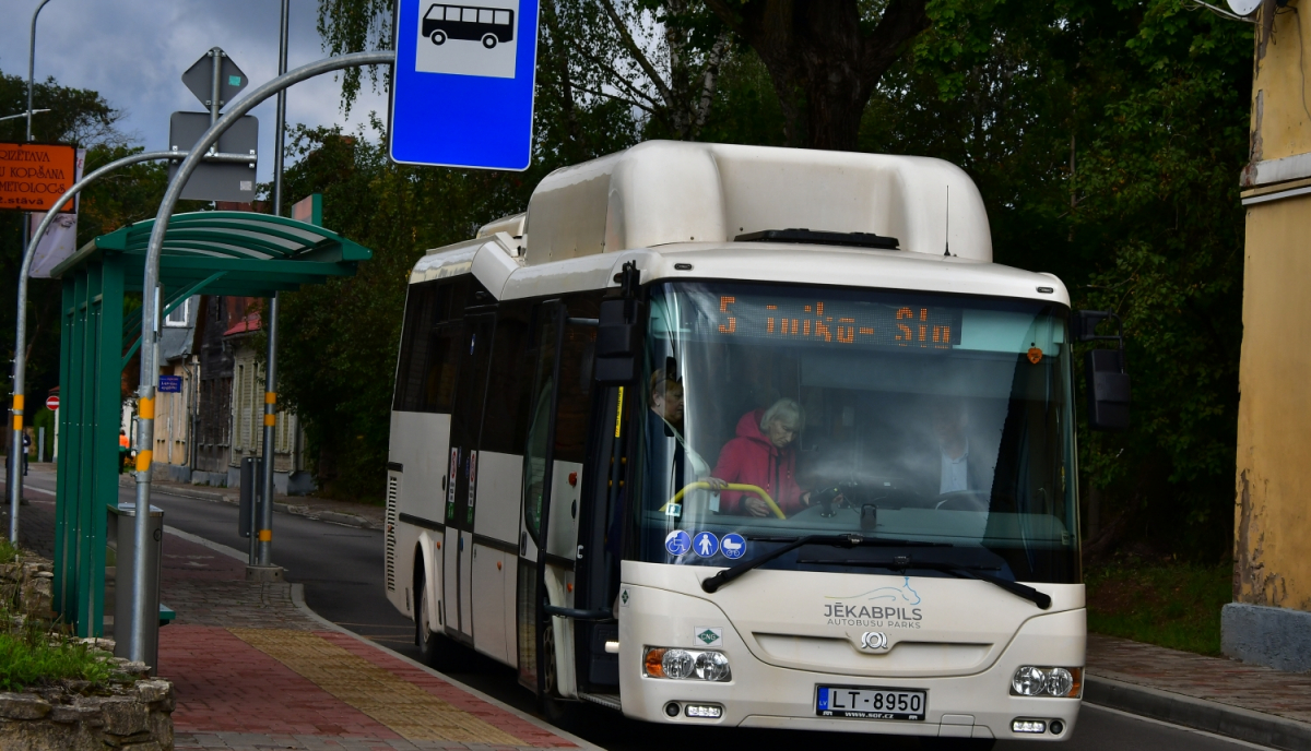 Jēkabpilī no 1.oktobra izmaiņas 3., 5., 6., 7. un 8. maršruta autobusu kursēšanas grafikos