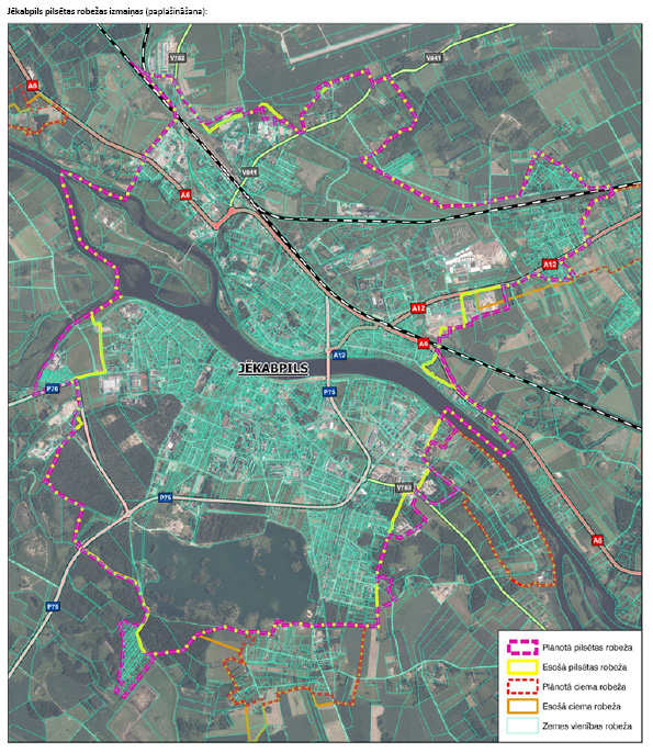 Teritorijas plānojums: Jēkabpils paplašināsies par 1,25 km2. Ir neapmierinātie ar jauno pilsētas teritoriju zonējumu