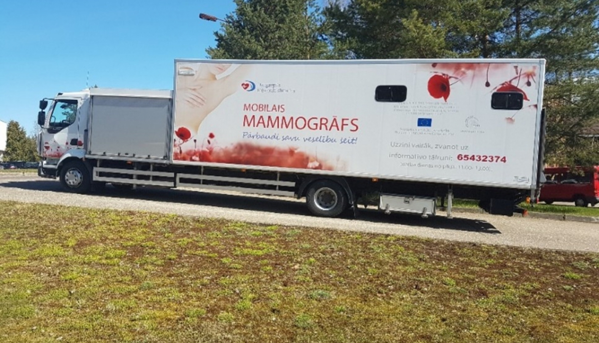 26. oktobrī mobilā mamogrāfa izbraukums Jēkabpilī