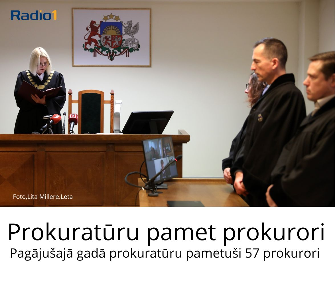 Pērn prokuratūru pametis pēdējos gados lielākais prokuroru skaits