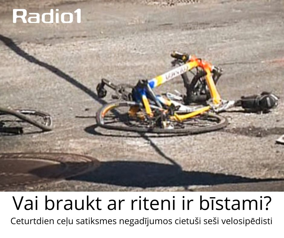 Ceturtdien ceļu satiksmes negadījumos cietuši seši velosipēdisti