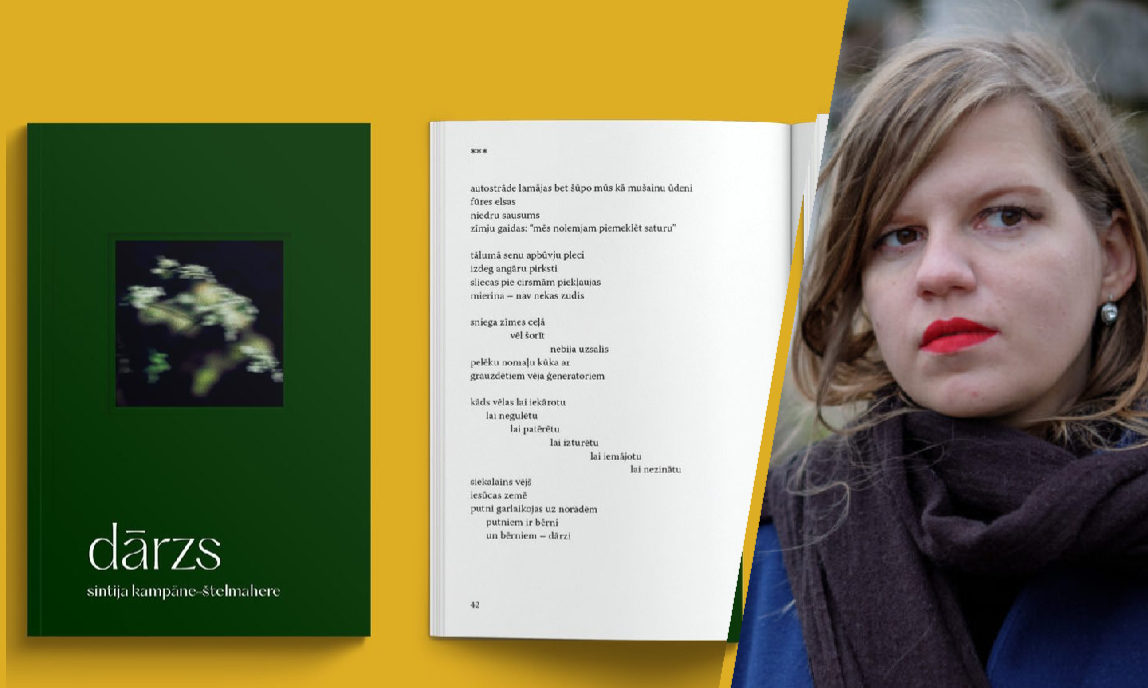 Notiks Sintijas Kampānes dzejas krājuma “dārzs” atvēršanas svētki