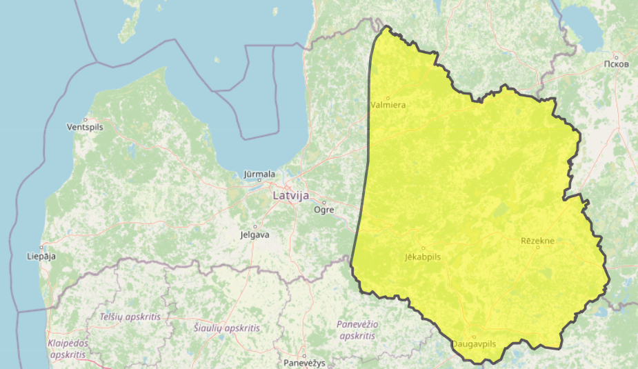 Izsludināts dzeltenais brīdinājums. Naktī turpinās snigt, vietām sniega segai palielinoties par septiņiem centimetriem