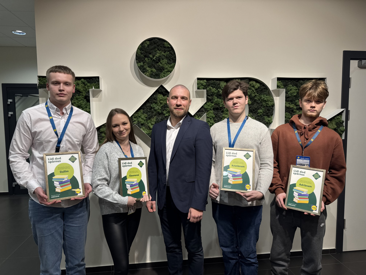 Četriem SOS Bērnu ciematu jauniešiem piešķirtas “Lidl dod spārnus” stipendijas