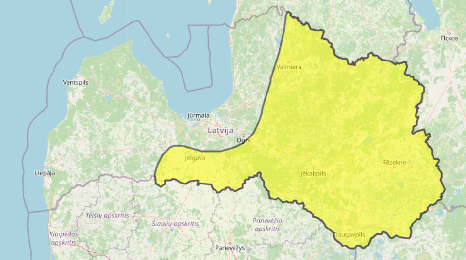 Sinoptiķi brīdina par salu naktī līdz -23 grādiem. Izsludināts dzeltenais brīdinājums