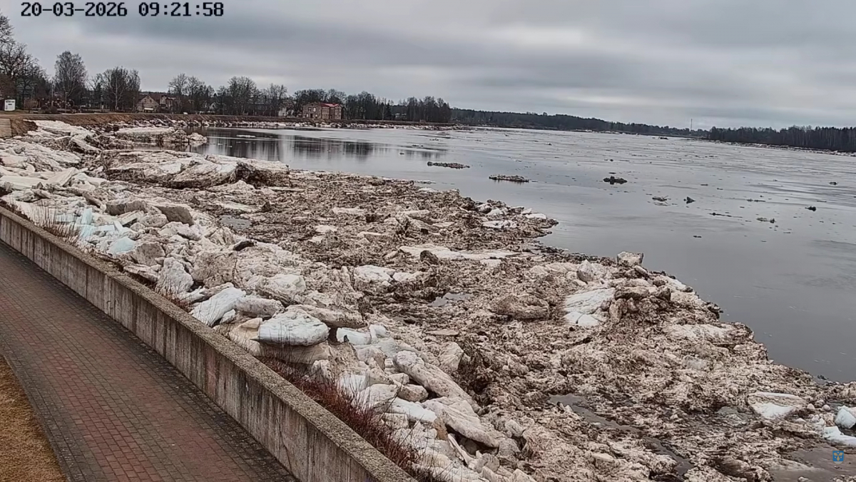 Mazinās ledus sastrēgums Pļaviņu ūdenskrātuvē