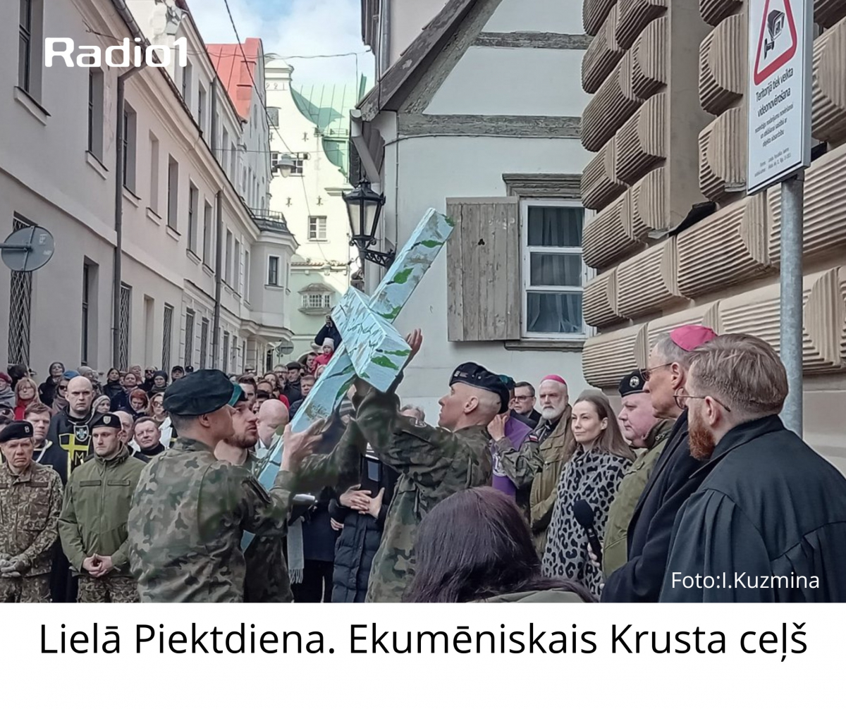 Lielā piektdiena. Ekumēniskais Krusta ceļš