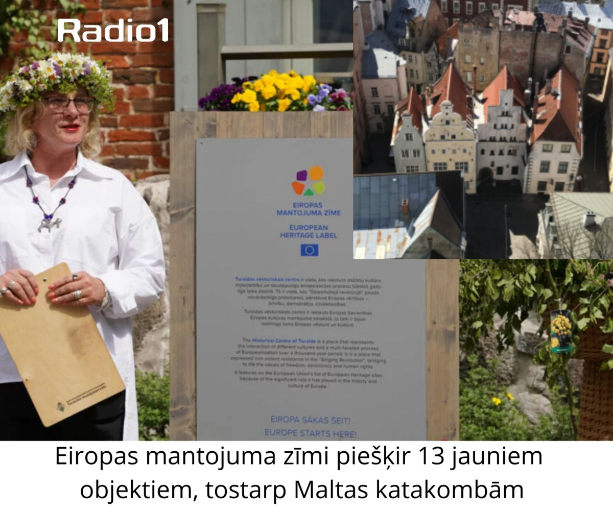Eiropas mantojuma zīmi piešķir 13 jauniem objektiem, tostarp Maltas katakombām