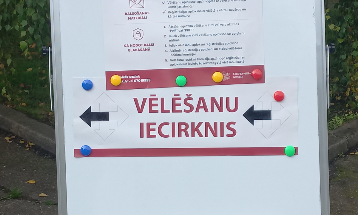 Saeimas vēlēšanās līdz plkst. 14 Jēkabpils novadā nobalsojuši 27,83 procenti vēlētāju, Aizkraukles - 27,93, Līvānu – 30,11, Preiļu – 28,87 procenti