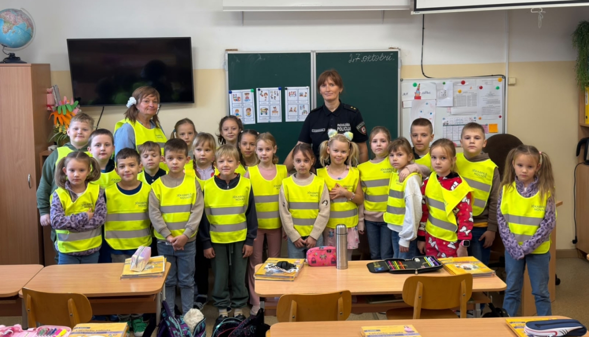 Jēkabpils novada pašvaldības policija uzsāk akciju "Esi redzams!"