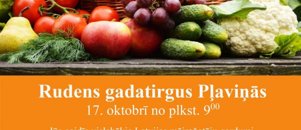 Rudens gadatirgus Pļaviņās