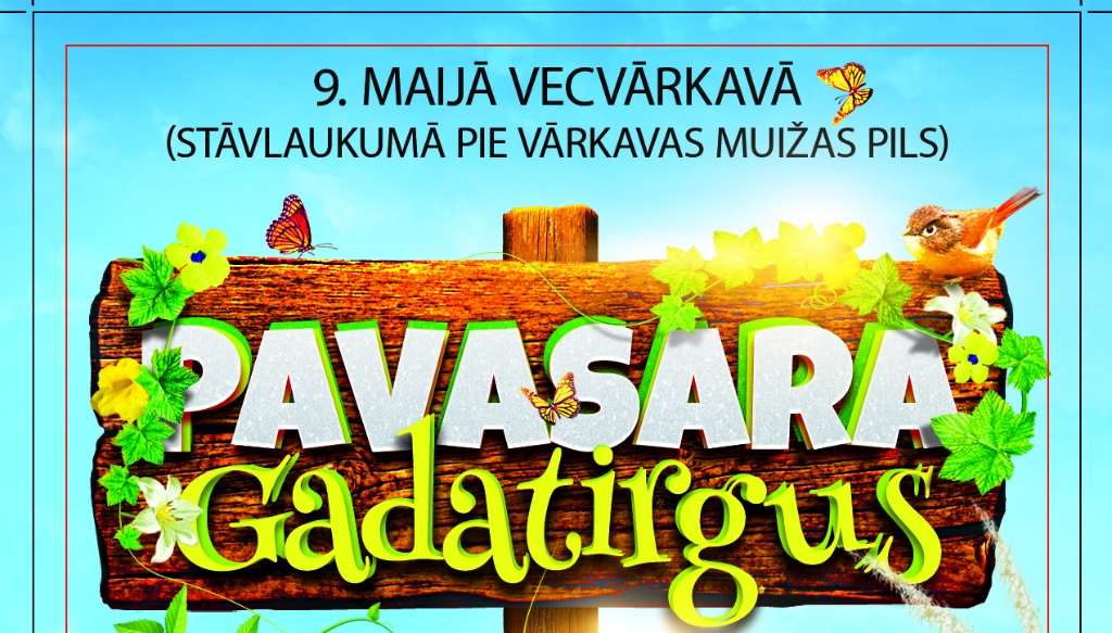 Vārkavā notiks pavasara gadatirgus