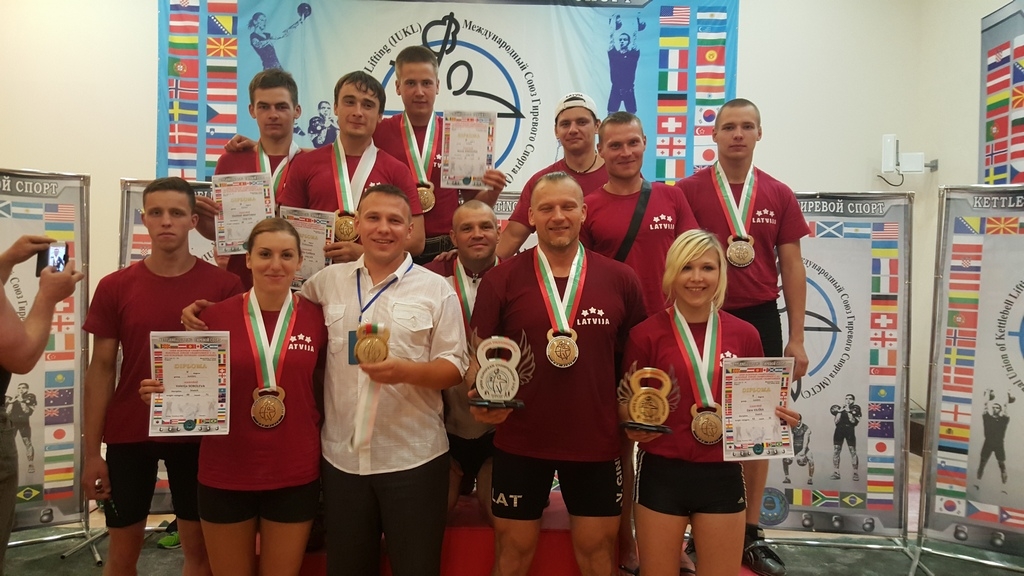 Латвия на Открытом Чемпионате Европы по гиревому спорту 2015