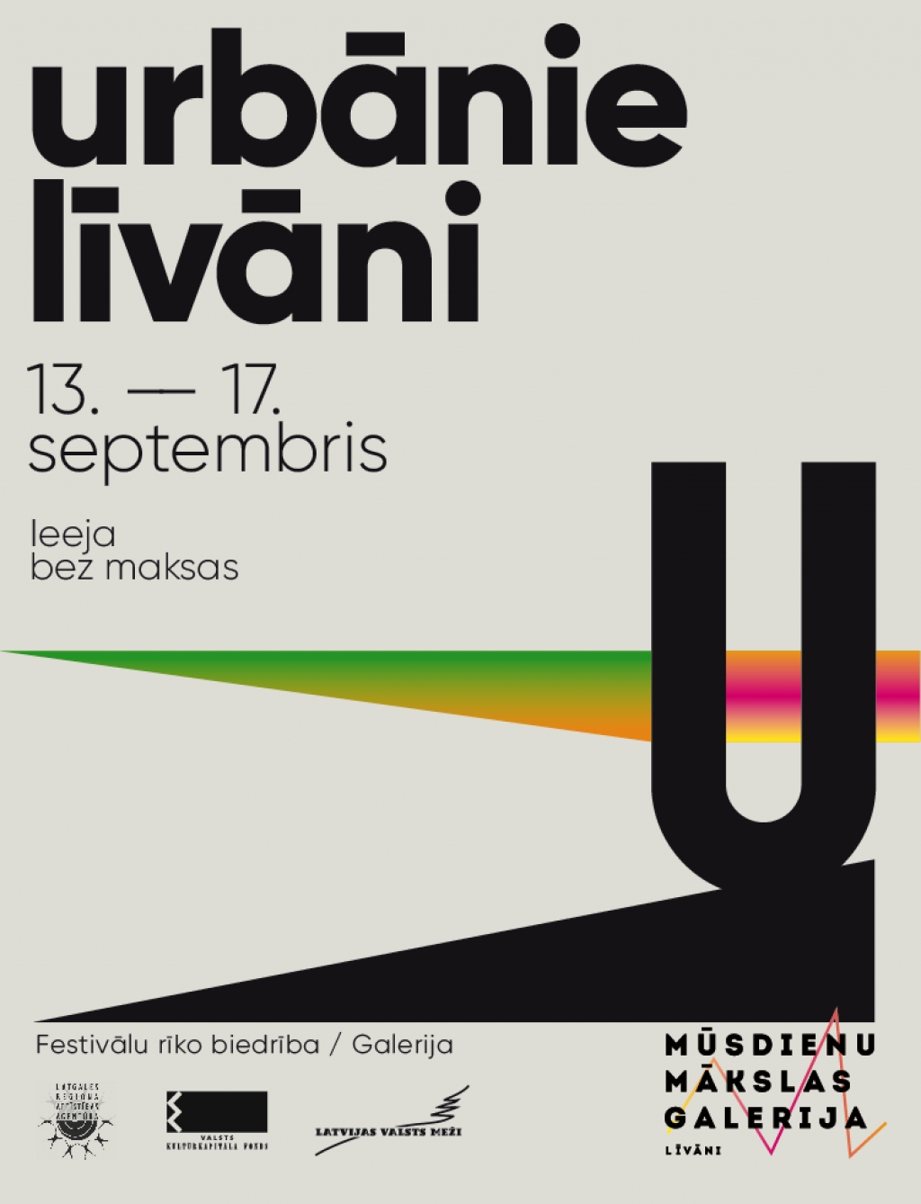 Mūsdienu mākslas galerija septembrī rīkos festivālu URBĀNIE LĪVĀNI