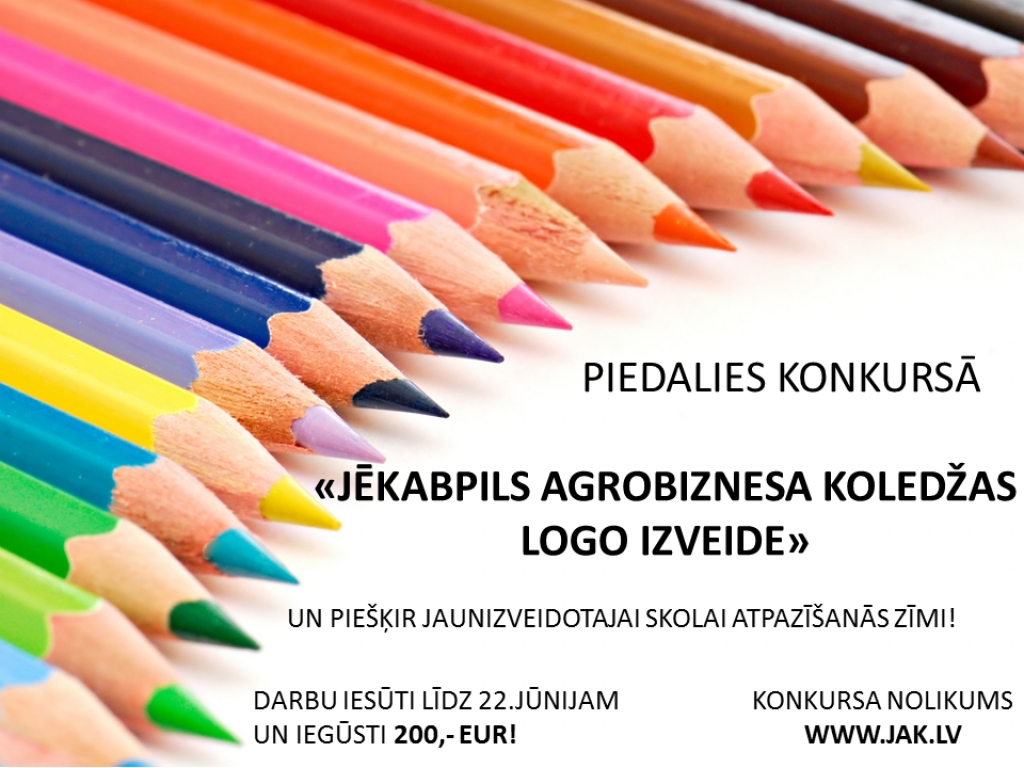 Izsludina konkursu par Jēkabpils Agrobiznesa koledžas logo izstrādi