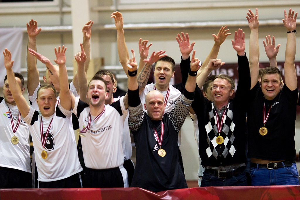Jēkabpils komandai ,,Ošukalns’’ pārliecinoša uzvara Latvijas 1.līgas telpu futbola čempionātā
