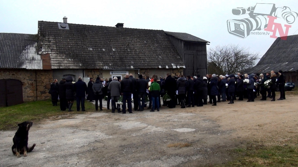 Skolotāja Jāņa Āboliņa izvadīšana (VIDEO)