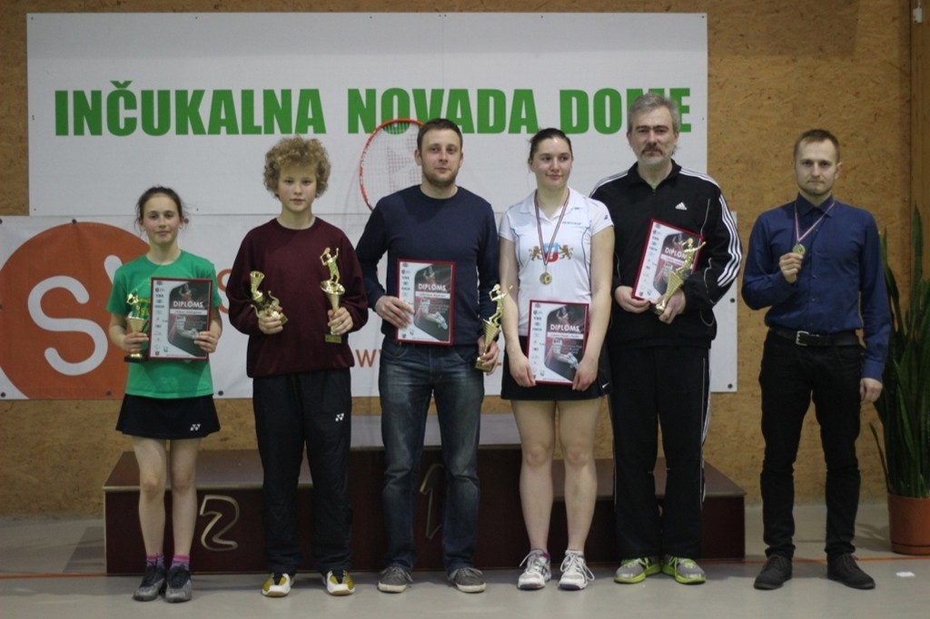 BK SMASH sportisti badmintonā un spīdmintonā izcīna zelta un bronzas godalgas (FOTO)