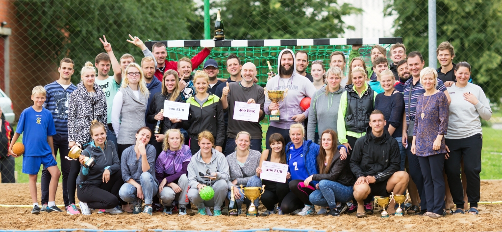 Jēkabpilī aizvadīts pludmales handbola čempionāta posms (FOTO)