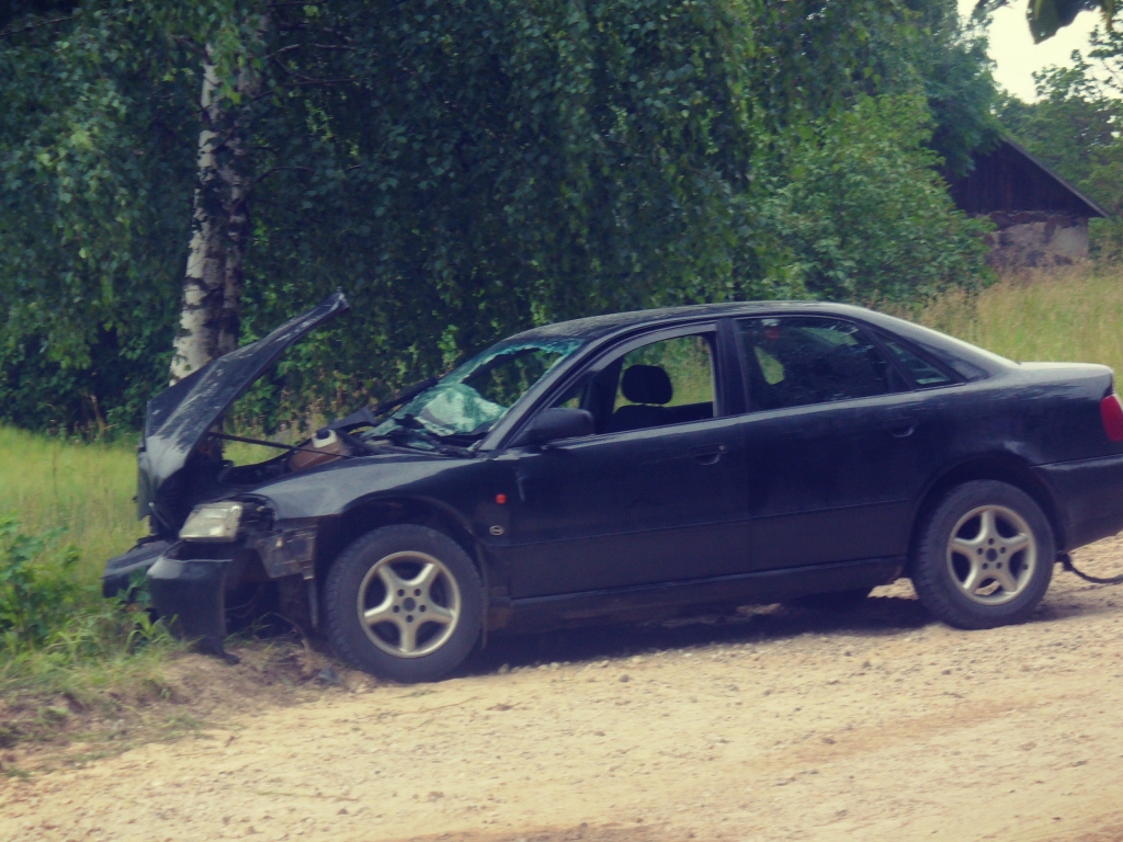 Aculiecinieka FOTO: Krustpils novada Variešu pagastā notikusi autoavārija (papildināta)