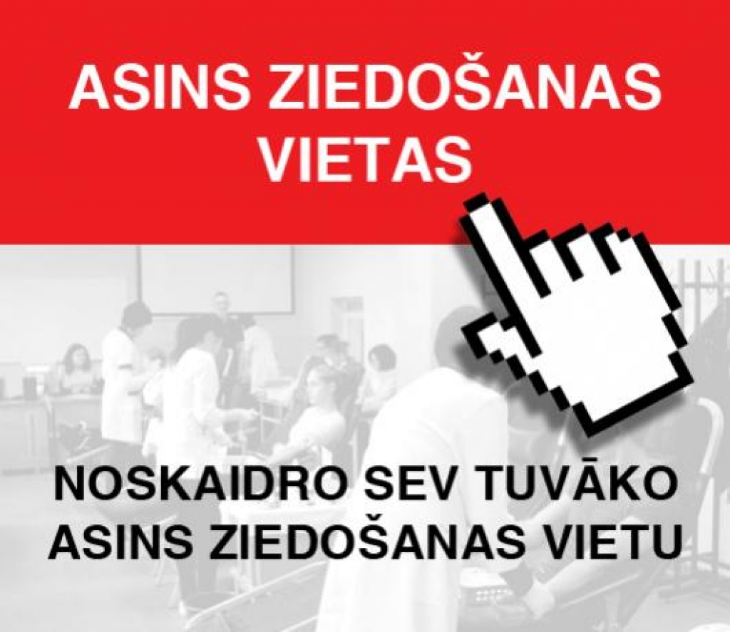 Asinsdonorus aicina ziedot asinis Pļaviņās