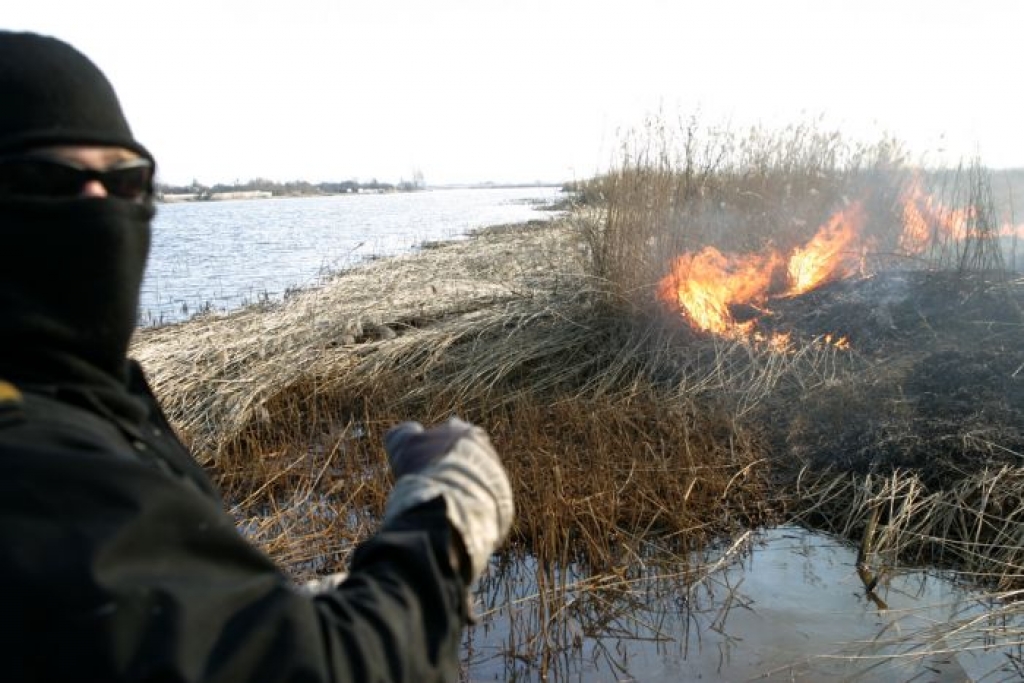 Jēkabpils pusē pieķerts kūlas dedzinātājs