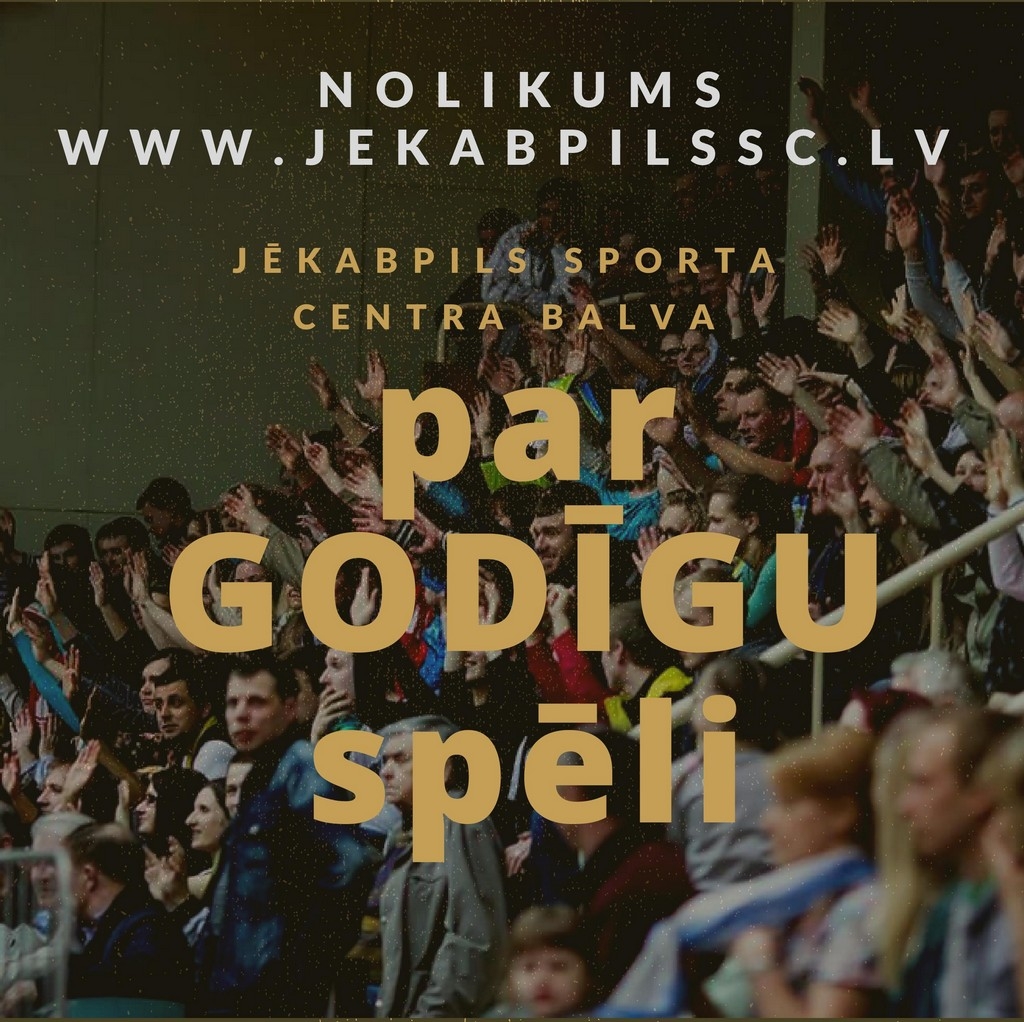 Jēkabpils sporta centrs izsludina konkursu “Par godīgu spēli”