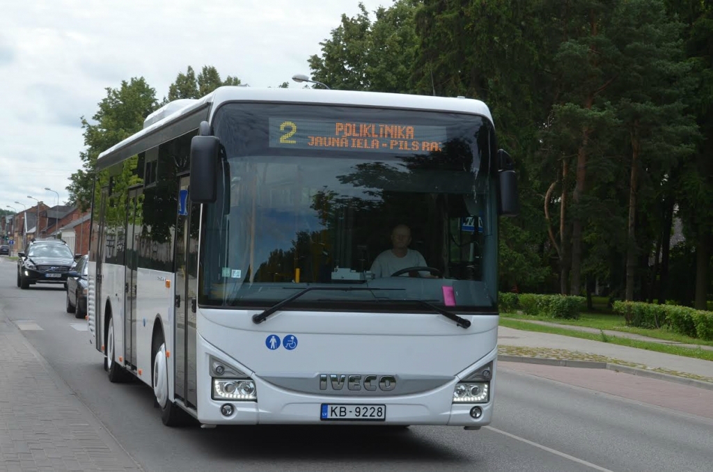 ООО „Jēkabpils autobusu parks”  тестирует новый автобус