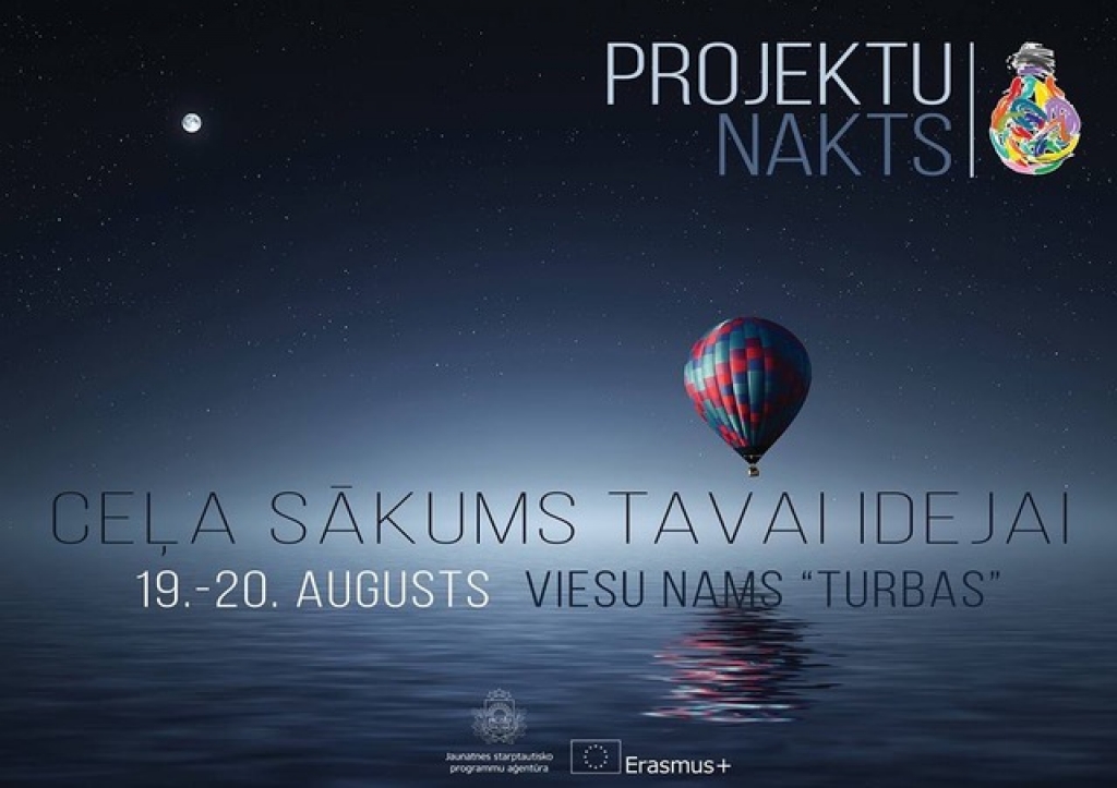 Aicina pieteikties uz ideju un iniciatīvu festivālu “Projektu nakts 2017”