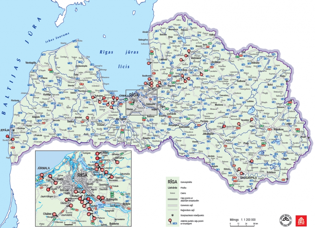 LVC: Melno punktu skaits mainās līdz ar satiksmes intensitātes dinamiku