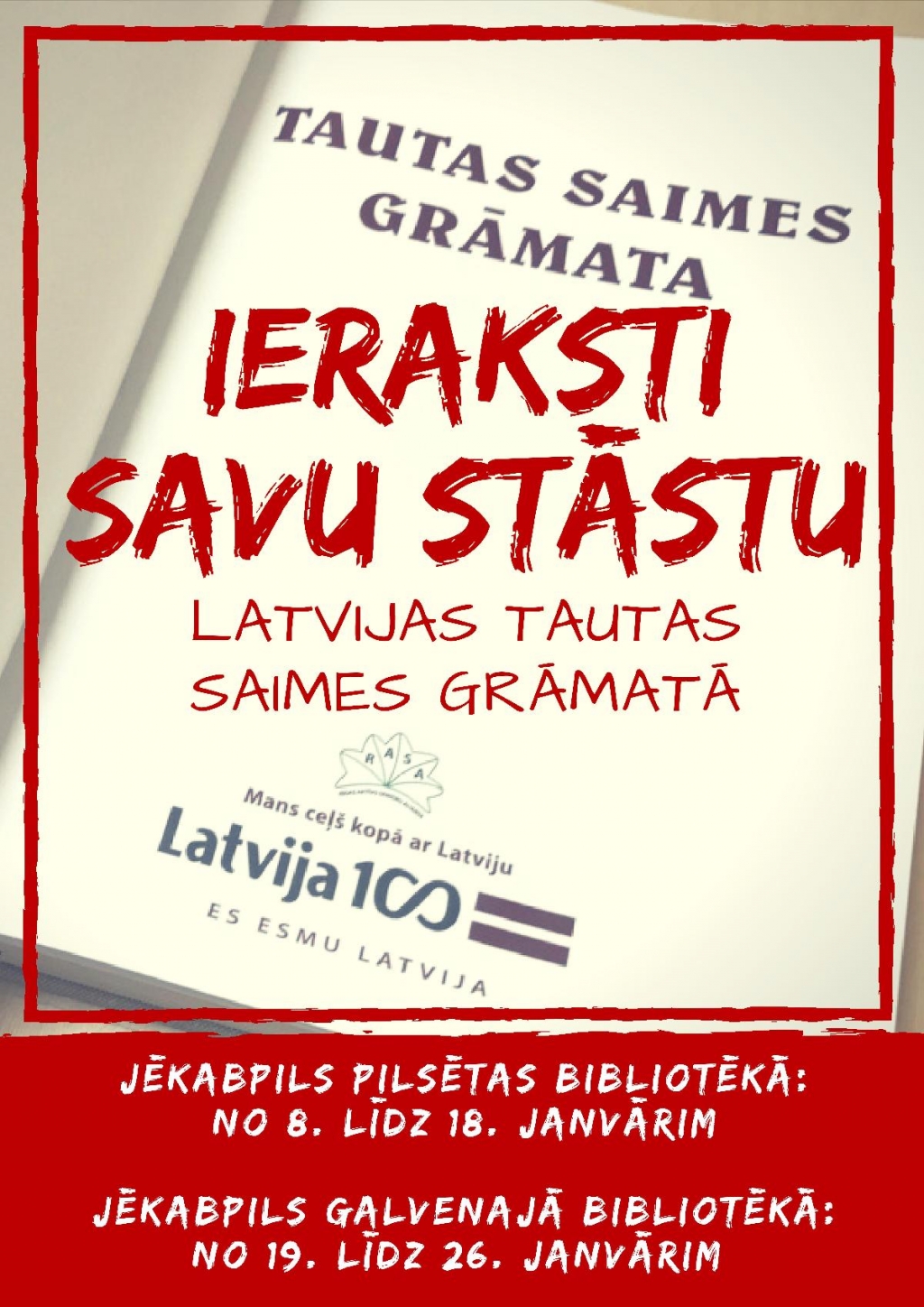 Latvijas Tautas Saimes grāmata Jēkabpilī