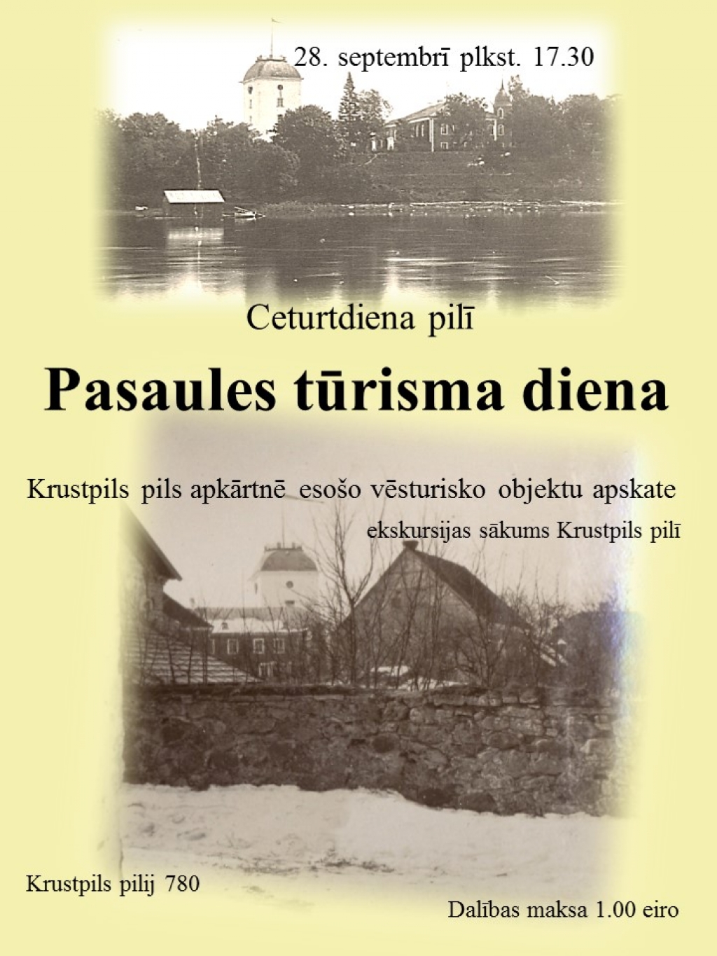 “Ceturtdienā pilī” dosimies pastaigā pa Krustpils pils apkārtni