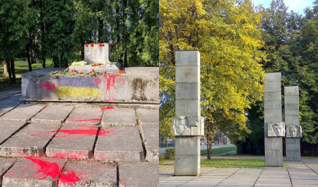 Novada dome vienojas par padomju pieminekļu demontāžu parkā Jēkabpilī, Rīgas ielā