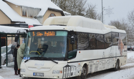 No nākamās nedēļas būs izmaiņas Jēkabpils 5.maršruta autobusa vakara reisos